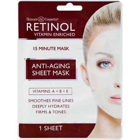 RETINOL Anti-Aging Sheet Mask - (1 Sheet) - ADDROS.COM